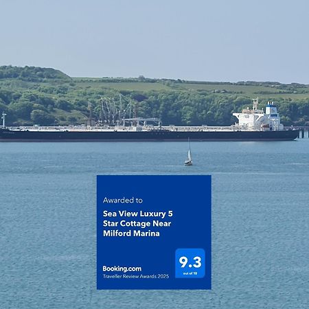 Sea View Luxury 5 Star Cottage Near Milford Marina Милфорд-Хейвен Экстерьер фото
